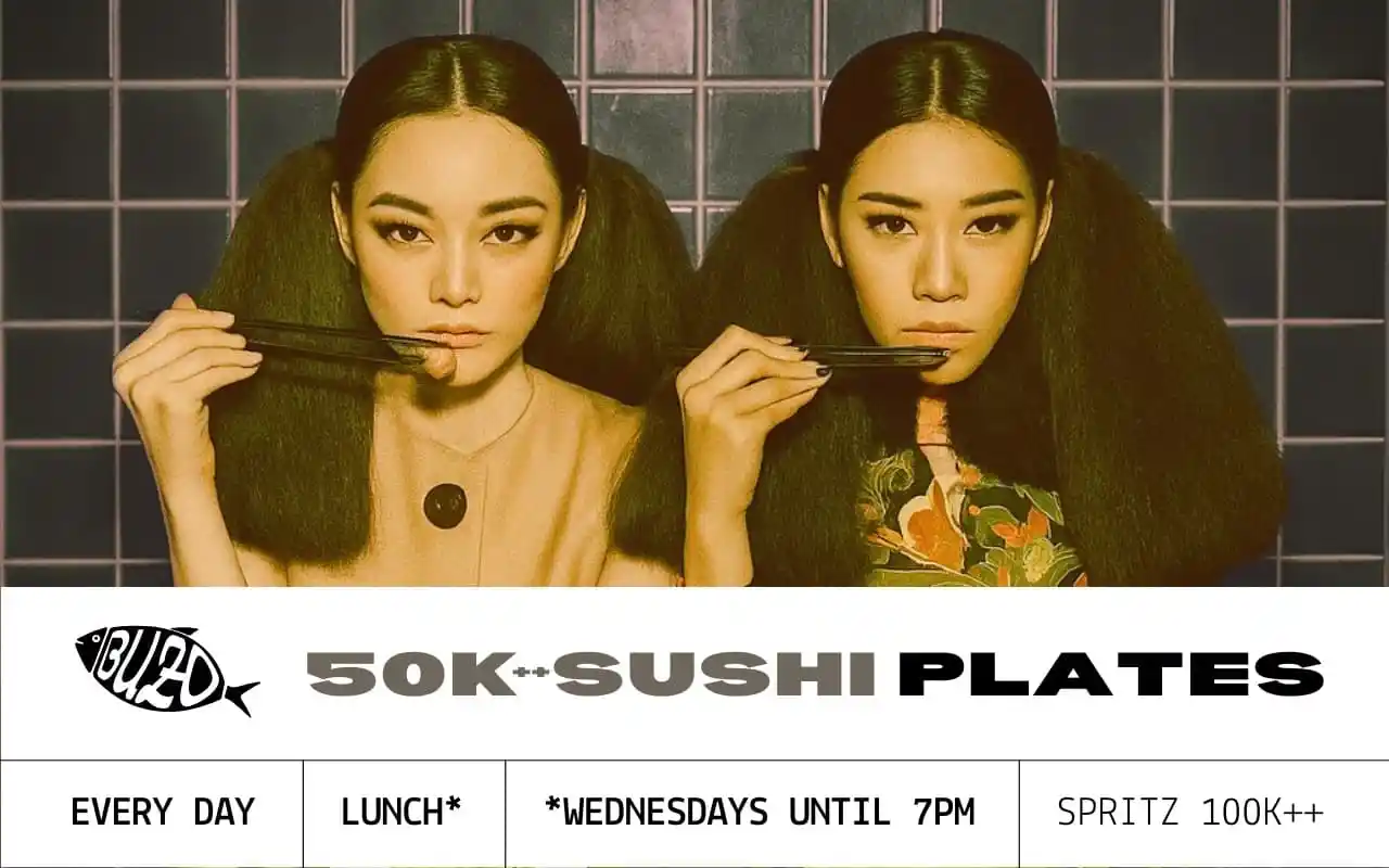 50K++ SUSHI PLATES | EVERY DAY AT BUZO